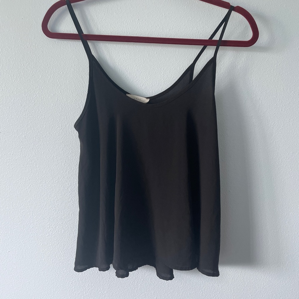 Lush Sheer Black Tank